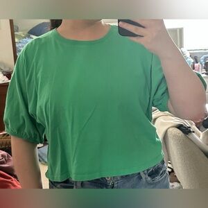 Zara Green Women's Top